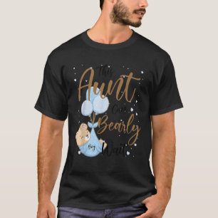 ベビーベアベビーシャワーテーマ叔母ベアリー待ちベビー Tシャツ