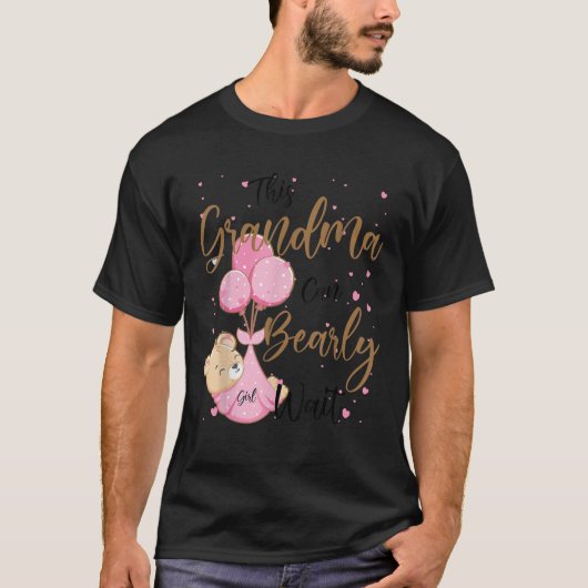 ベビーベアベビーシャワー春おばあちゃんベアリー待機B Tシャツ (正面)