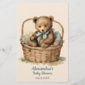 ベビーベアボーイベビー予測アドバイスカード (裏面)