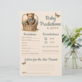 ベビーベアボーイベビー予測アドバイスカード (スタンド正面)