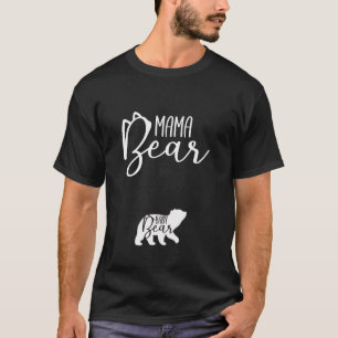ベビーベアママママ新しいママ妊娠発表 Tシャツ