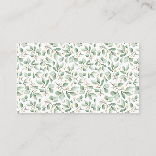 ベビーベアリースベビーシャワーおむつラッフル エンクロージャーカード (裏面)