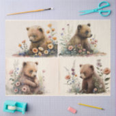 ベビーベアーカッブティッシュペーパー 薄葉紙 (クラフト)