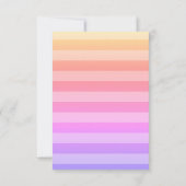 ベビーベアーガールズ誕生日パーティーの招待状 招待状 (裏面)