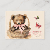 ベビーベアーガールブックスベビー エンクロージャーカード (裏面)