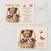 ベビーベアーガールブックスベビー エンクロージャーカード (正面/裏面)