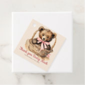 ベビーベアーキュブガールズベビーシャワーありがとう フェイバータグ (インサイチュ)