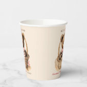 ベビーベアーキュブガールベビーシャワー 紙コップ (左)