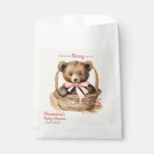 ベビーベアーサンキューベアリーガールズベビーシャワー フェイバーバッグ (正面)