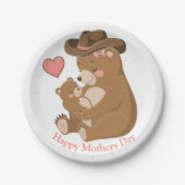 ベビーベアーハッピーマザーズデイ ペーパープレート (正面)