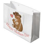 ベビーベアーハッピーマザーズデイ ラージペーパーバッグ (正面アングル)
