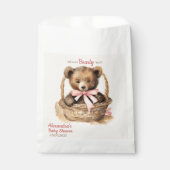 ベビーベアーリーウェイガールズベビーシャワー フェイバーバッグ (正面)