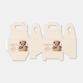 ベビーベアーリーウェイガールズベビーシャワー フェイバーボックス (折り畳みなし)