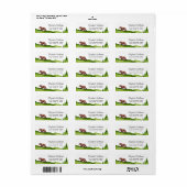 ベビーベア差出人住所ラベル ラベル (フルシート)