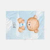 ベビーベア毛布 フリースブランケット (正面(横))