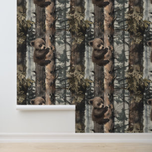 ベビーベア登山ツリーウッドランドフォレスト 壁紙