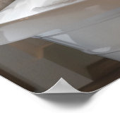 ベビーベア・イン・ザ・バスタブ・バスルーム・アート ポスター (角)