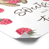 ベビーベア – スイーツとお菓子 ポスター (角)