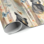 ベビーベア ラッピングペーパー (ロールコーナー)