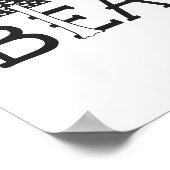 ベビーベア – 子供部屋またはキッズルームアートポスター ポスター (角)