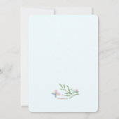 ベビーベア 招待状 (裏面)