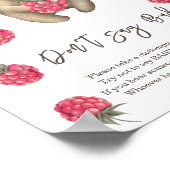 ベビーベア – 言わないベビー ポスター (角)