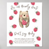 ベビーベア – 言わないベビー ポスター (正面)