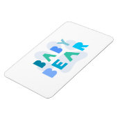 ベビーベア – 青 マグネット (左側)