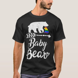 ベビーベアLGBTレインボープライドゲイレズビアン Tシャツ