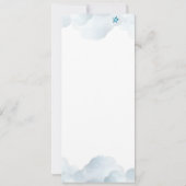 ベビーベイビーシャワー 招待状 (裏面)