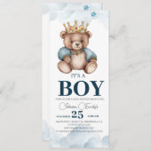 ベビーベイビーシャワー 招待状 (正面/裏面)