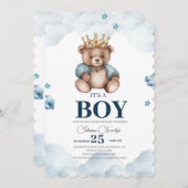 ベビーベイビーシャワー 招待状 (正面/裏面)