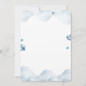 ベビーベイビーシャワー 招待状 (裏面)