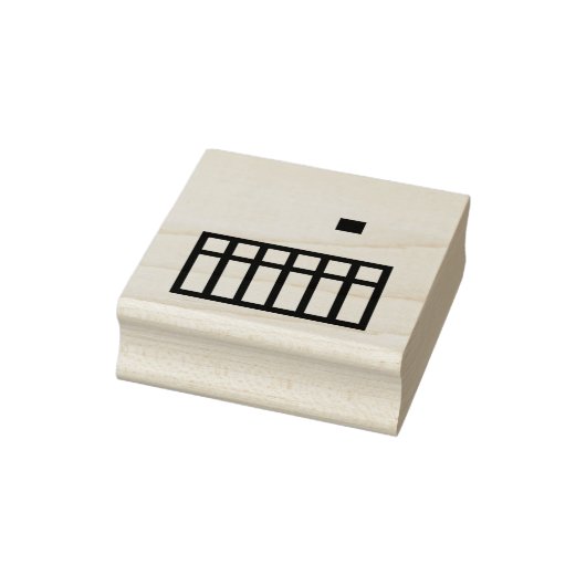 ベビーベッド ラバースタンプ (スタンプ)