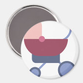 ベビーベビーカー マグネット (正面/裏面)