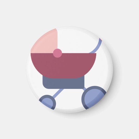 ベビーベビーカー マグネット (正面)