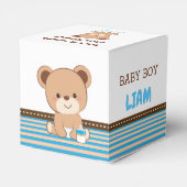 ベビーベビーシャワーお気に入りボックス2" x 2" – 少年 フェイバーボックス (裏面サイド)