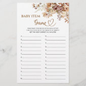 ベビーベビーシャワーにおける開花アイテムゲームベビー (正面)