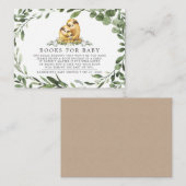 ベビーベビーシャワーカード用スロッスファミリーブック エンクロージャーカード (正面/裏面)