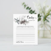 ベビーベビーシャワーバケットリスト外は寒い (スタンド正面)