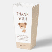 ベビーベビーシャワーポップコーンボックス フェイバーボックス (裏面)