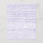 ベビーベビーシャワー外が冷たい招待状 (裏面)