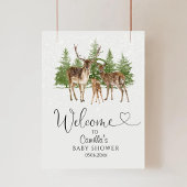 ベビーベビーシャワー外が冷たい ポスター