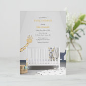 ベビーベビーシャワー 招待状 (スタンド正面)