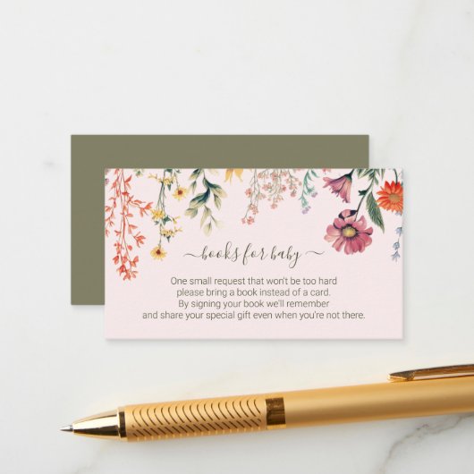 ベビーベビーチケット等帳簿 エンクロージャーカード (正面/裏面インサイチュ)