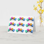 ベビーベビーベビーどのように"幸せ"あなたでなければならない カード (黄色い花)