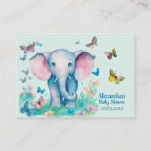 ベビーベビー象の本 エンクロージャーカード (裏面)