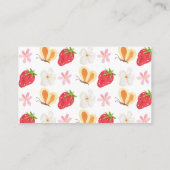 ベビーベリースウィート用ブッお洒落ク エンクロージャーカード (裏面)