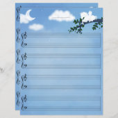 ベビーペガサスピアノ音楽静止グランドスタッフ (正面/裏面)