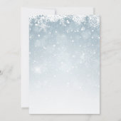 ベビーペンギンとマスクベイビーシャワー(郵便) 招待状 (裏面)